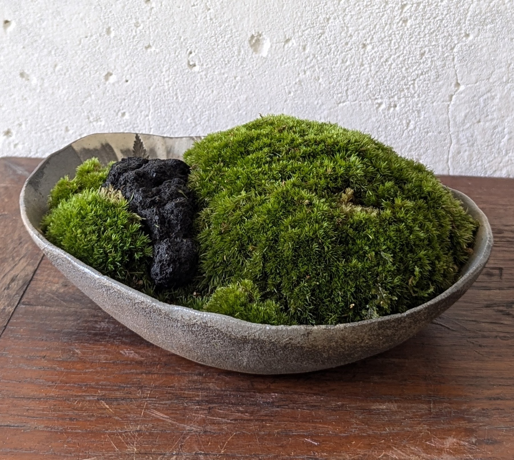 Japanese Moss Landscape – Handmade Ceramic Arrangement - Image 8