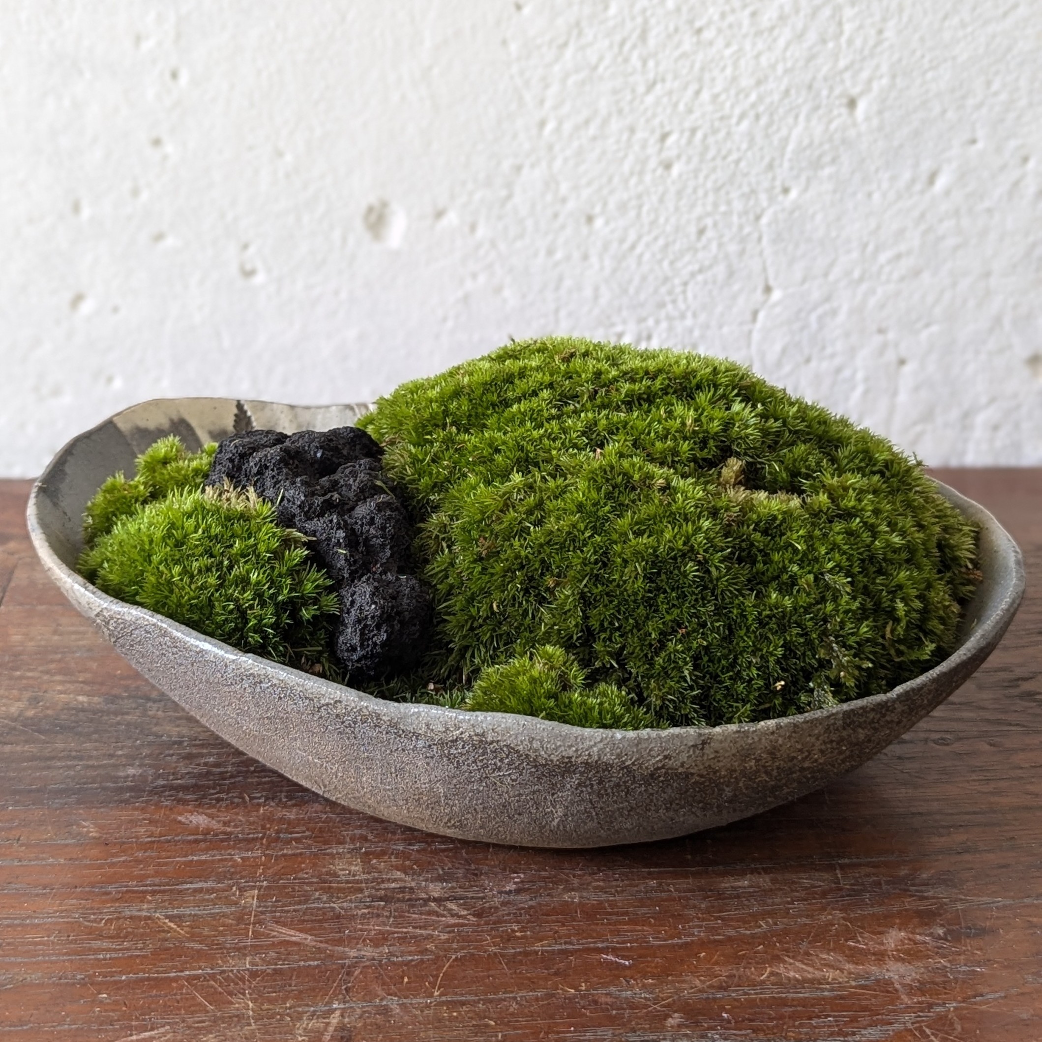 Japanese Moss Landscape – Handmade Ceramic Arrangement - Image 7