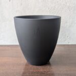 Matte Black Terracotta Pot