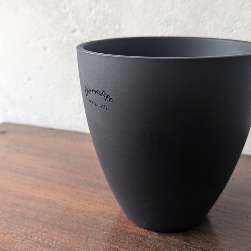 Matte Black Terracotta Pot - Image 3